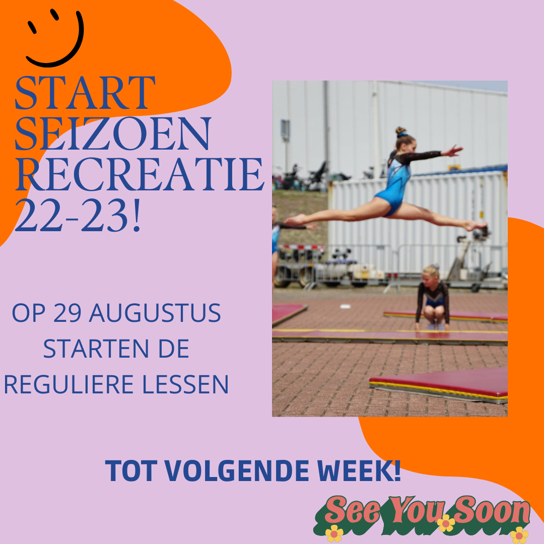 START Recreatie lessen!