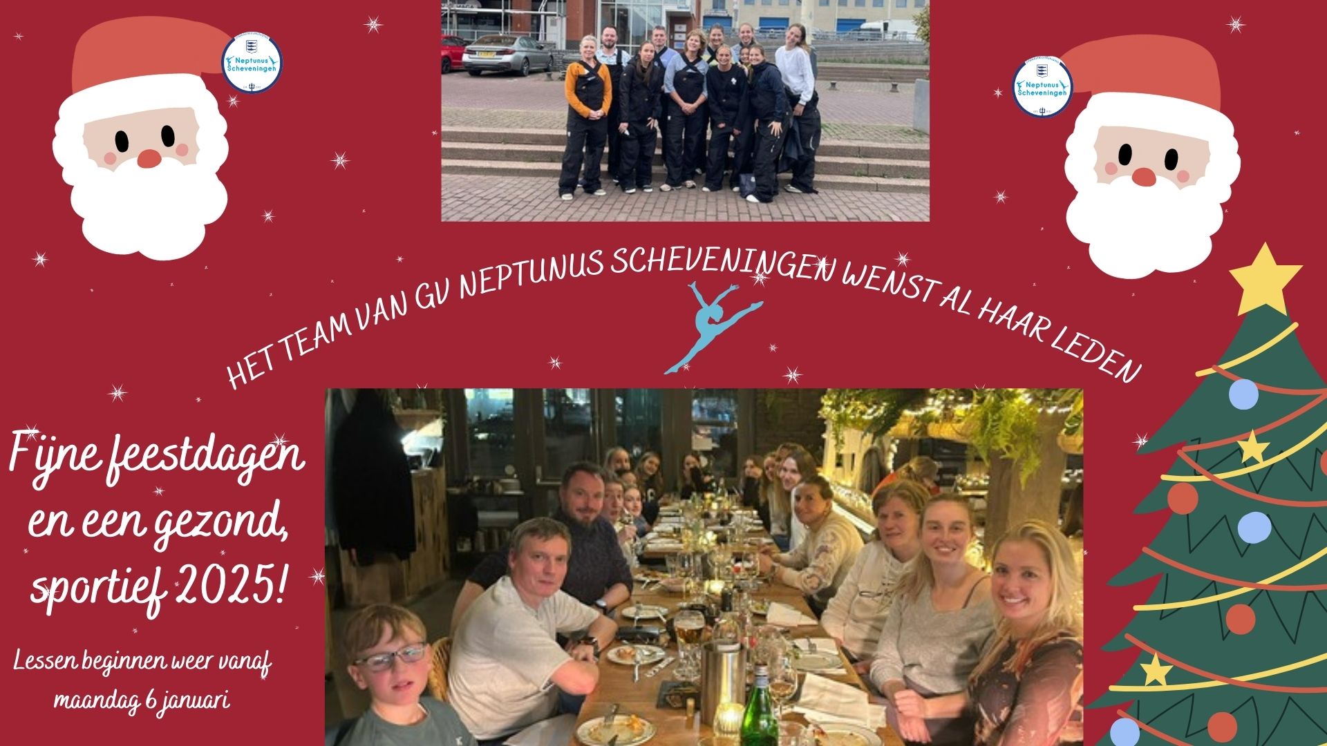 Fijne feestdagen en een gezond, sportief 2025!