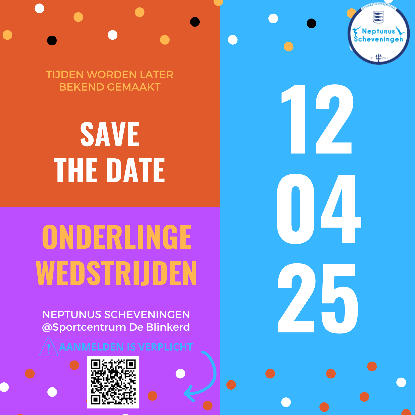 Onderlinge Wedstrijden 2025 – zaterdag 12 april 2025